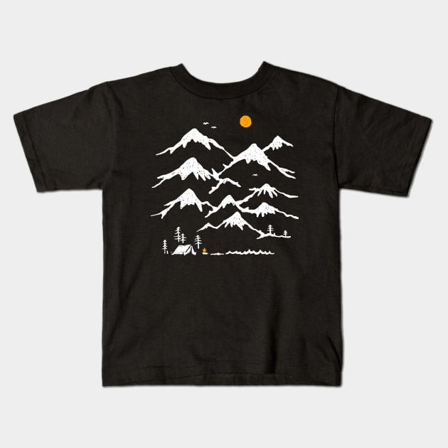 Home (for Dark Color) Kids T-Shirt by quilimo